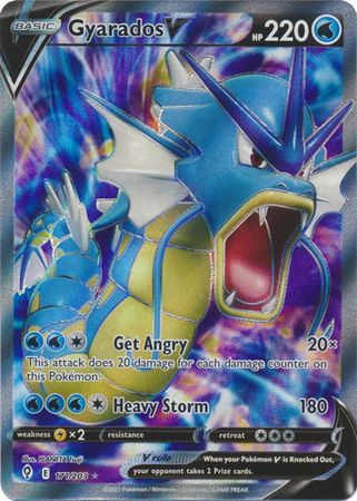 Pokemon Sword & Shield Evolving Skies Gyarados V Full Art (171/203)