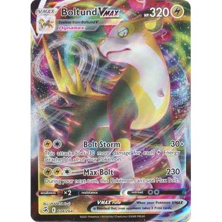 Pokemon kort Sword & Shield Fusion Strike - Boltund VMAX (104/264) - Pokedexet
