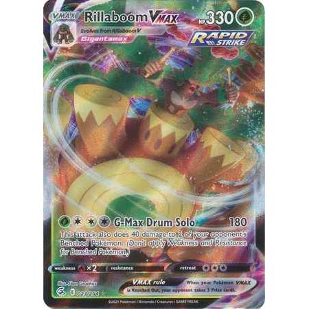 Pokemon kort Sword & Shield Fusion Strike - Rillaboom VMAX (23/264) - Pokedexet