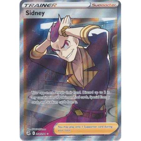 Pokemon kort Sword & Shield Fusion Strike - Sidney Full Art (264/264) - Pokedexet
