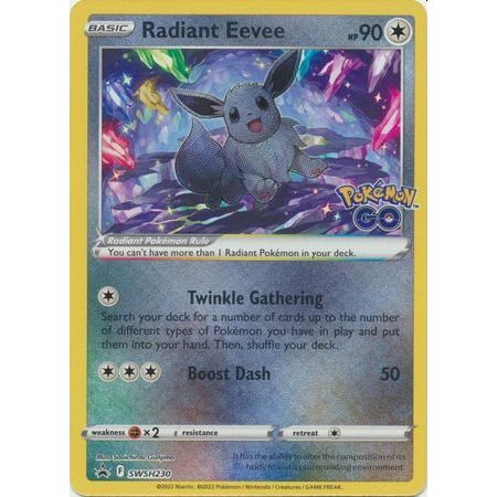 Pokemon kort Sword & Shield Promo - Eevee Radiant (230) - Pokedexet