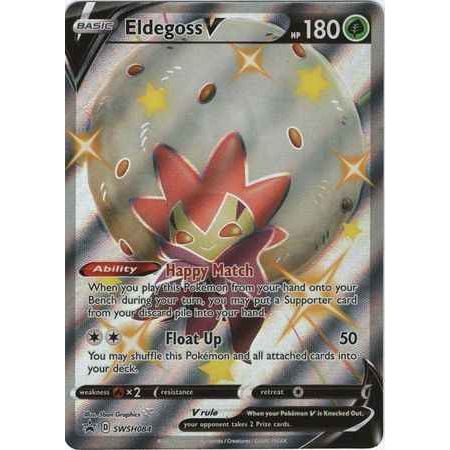 Pokemon kort Sword & Shield Promo Kort - Eldegoss V (84) - Pokedexet