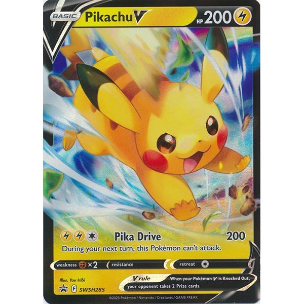 Pokemon kort Sword & Shield Promo - Pikachu V (285) - Pokedexet