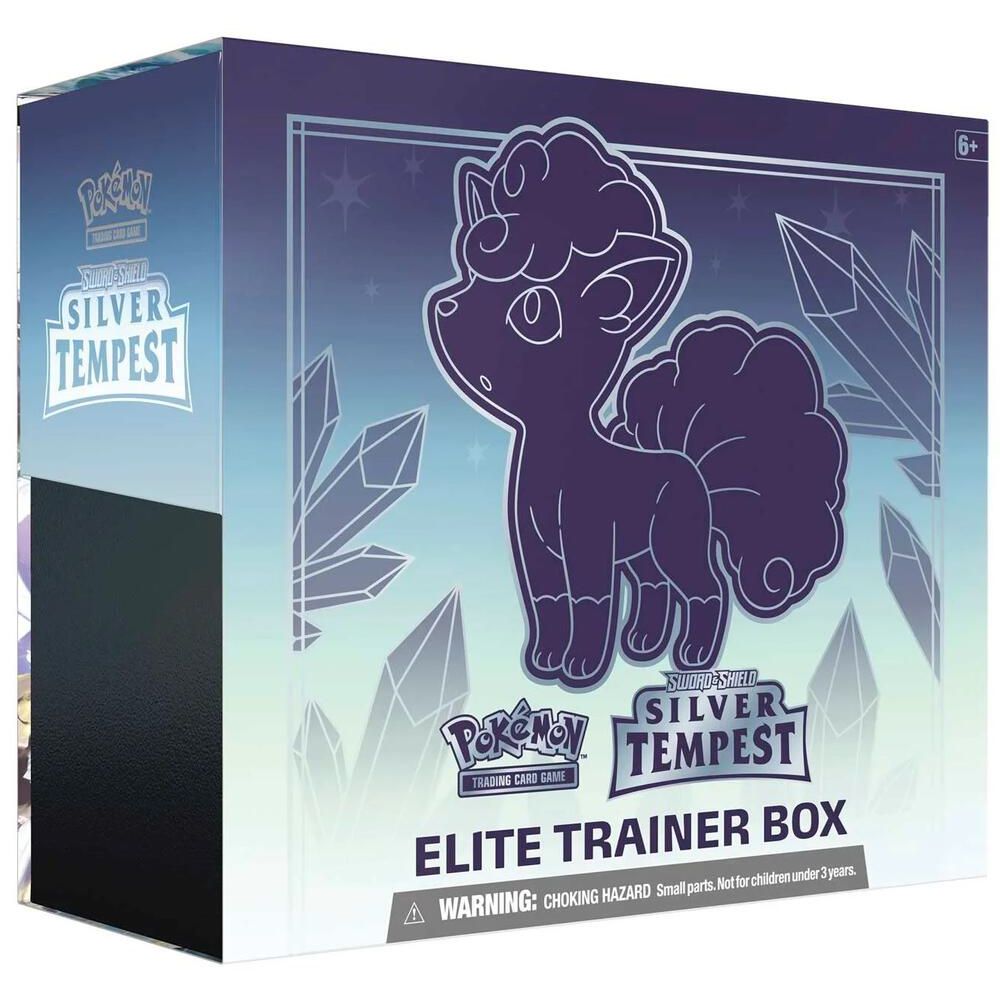 Pokemon Sword & Shield Silver Tempest Elite Trainer Box