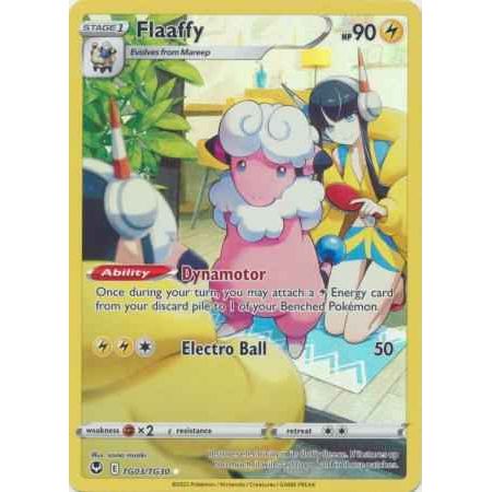 Pokemon kort Sword & Shield Silver Tempest - Flaaffy (TG03/TG30) - Pokedexet