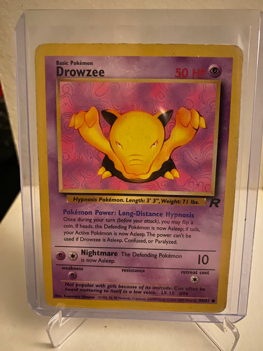 Pokemon Team Rocket Drowzee (54/82)