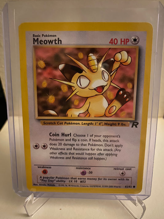Pokemon Team Rocket Meowth (62/82)