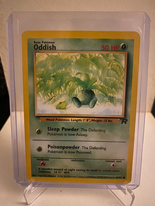 Pokemon Team Rocket Oddish (63/82)