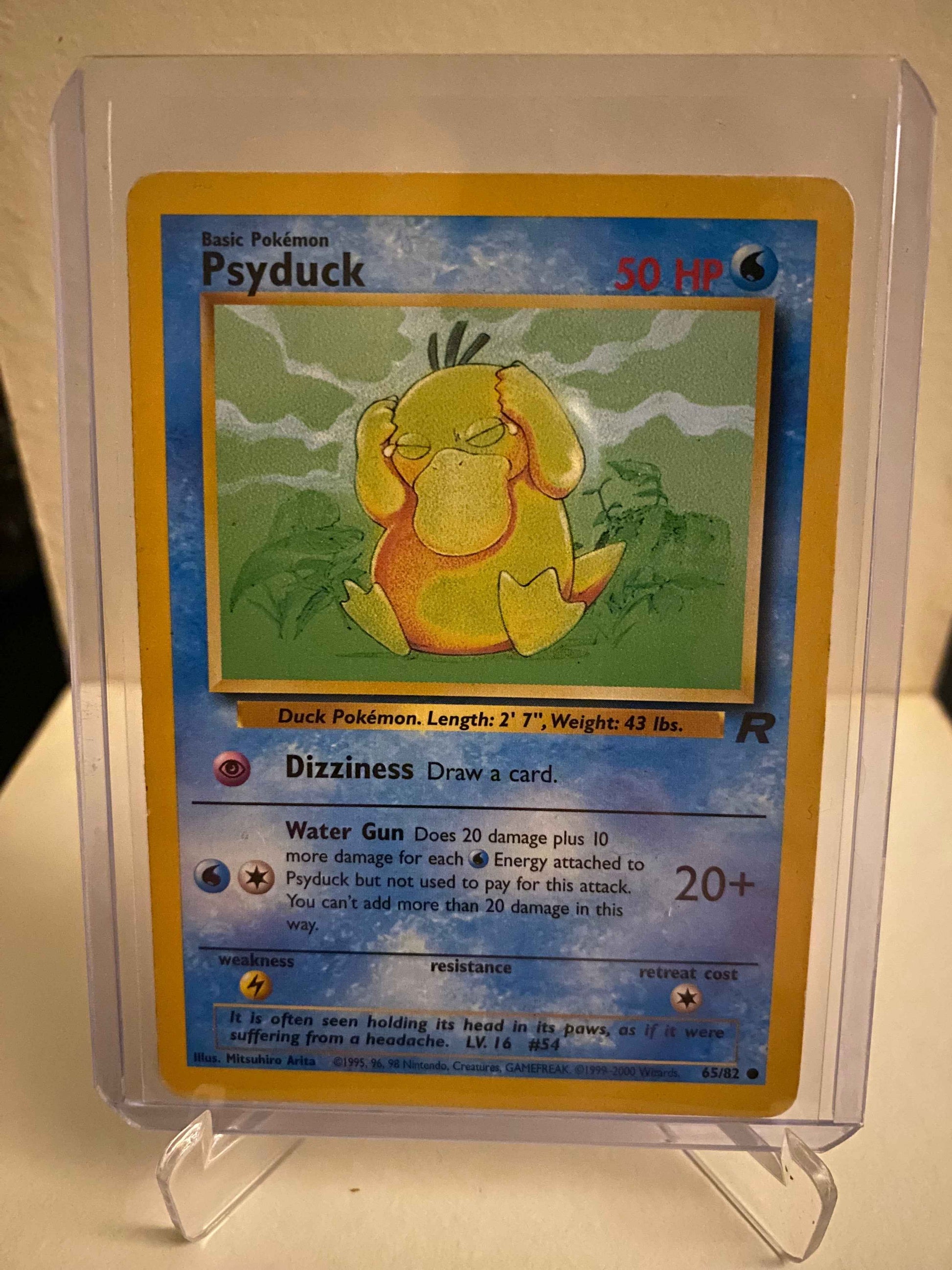 Pokemon kort Team Rocket - Psyduck (65/82) - Pokedexet
