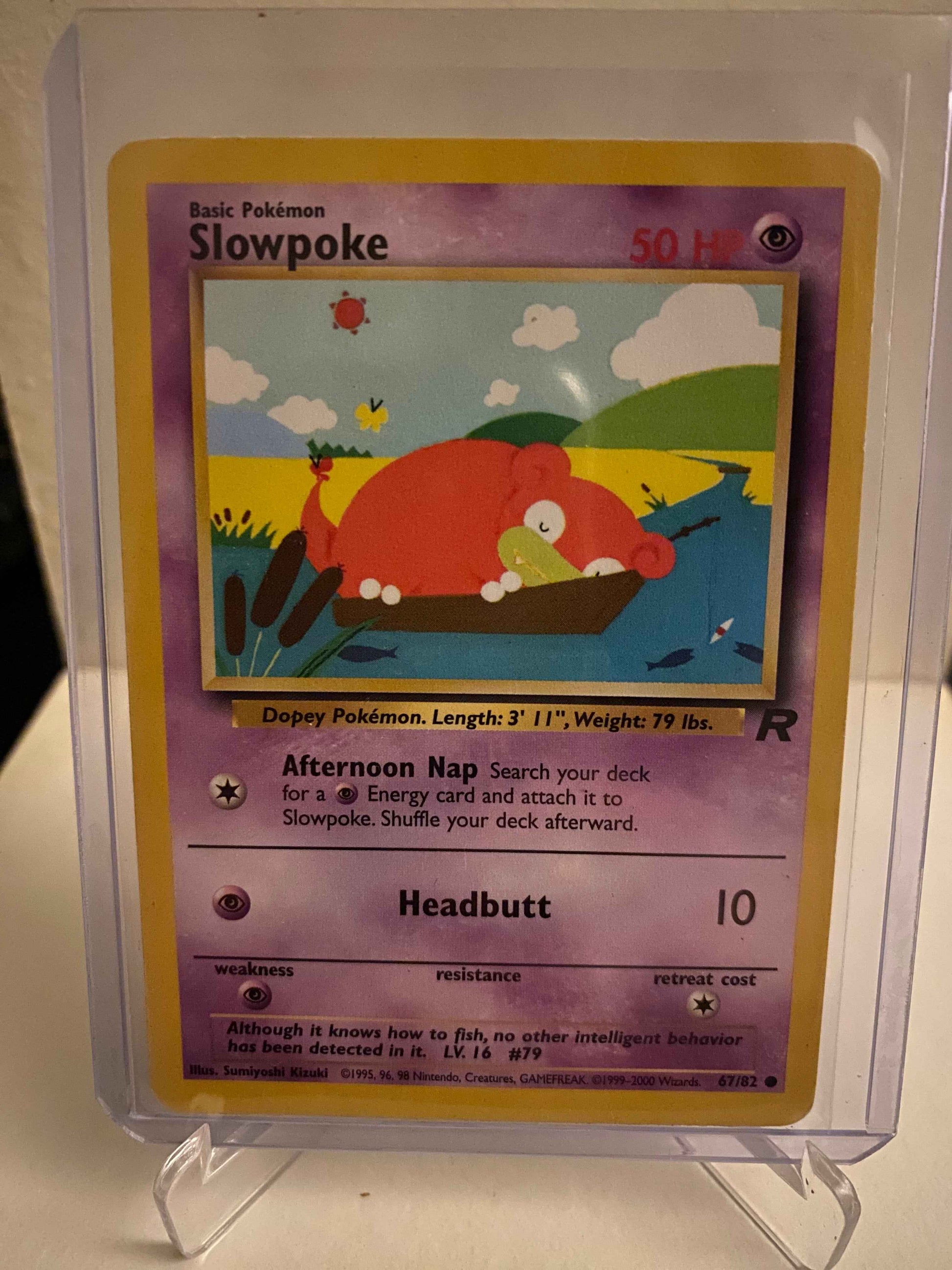 Pokemon kort Team Rocket - Slowpoke (67/82) - Pokedexet