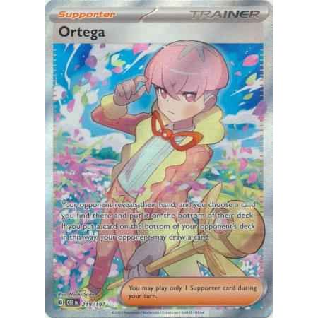 Pokemon kort Scarlet & Violet Obsidian Flames - Ortega Full Art Trainer (219/197) - Pokedexet