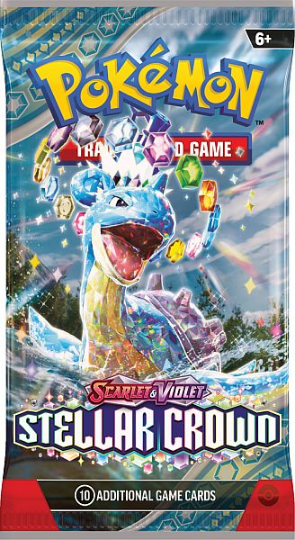 Pokémon Scarlet & Violet Stellar Crown Booster Pack/Pakke