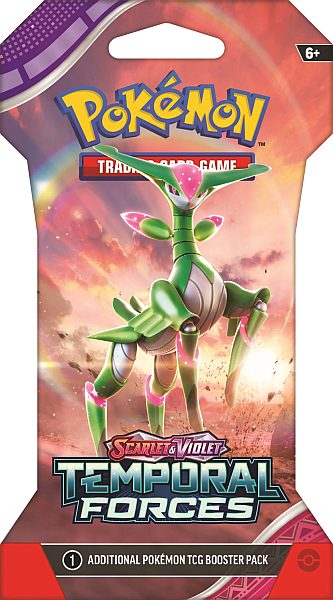 Pokémon Scarlet & Violet Temporal Forces Sleeved Booster Pack/Pakke