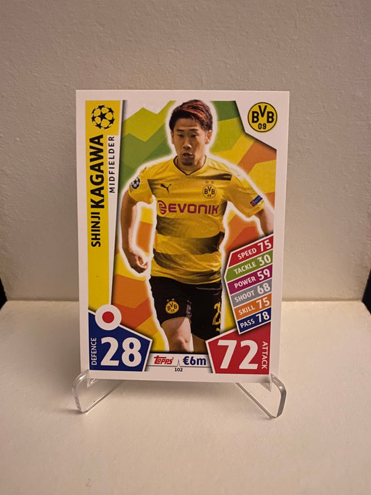 Topps Match Attax Champions League 2016/2017 Borussia Dortmund Shinji Kagawa