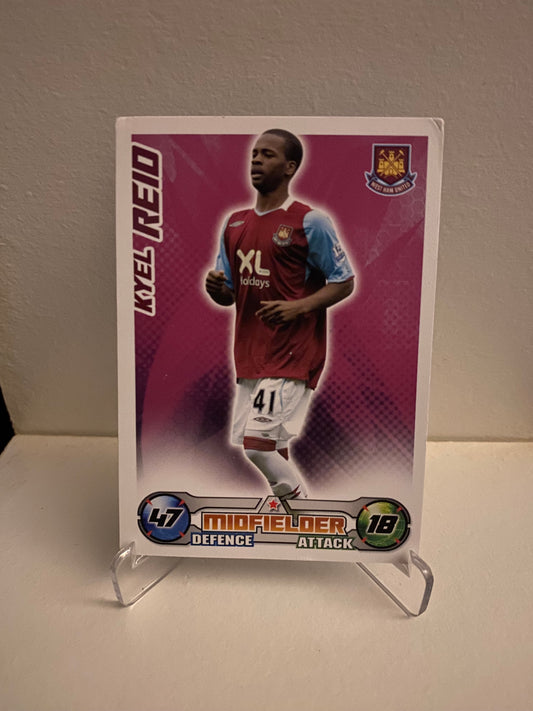 Topps Match Attax Premier League 2008/2009 West Ham United Kyel Reid