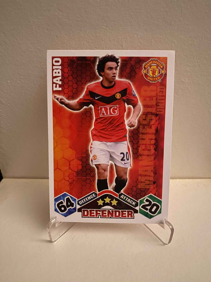Fodbold kort Topps Match Attax Premier League 2009/2010 - Manchester United Fabio - Pokedexet