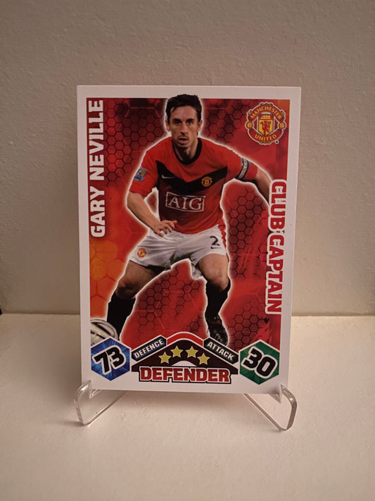 Topps Match Attax Premier League 2009/2010 Manchester United Gary Neville