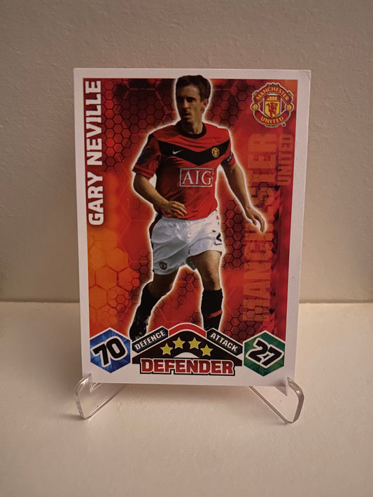 Topps Match Attax Premier League 2009/2010 Manchester United Gary Neville