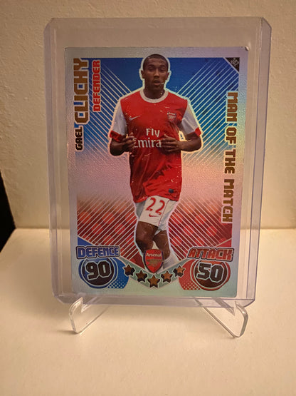 Topps Match Attax Premier League 2010/2011 Arsenal Gael Clichy Holofoil