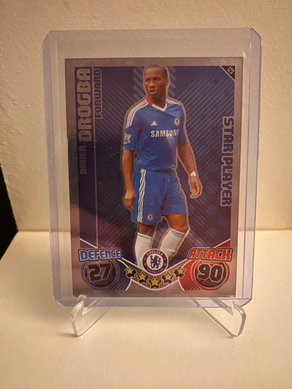 Topps Match Attax Premier League 2010/2011 Chelsea Didier Drogba Holofoil