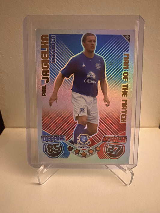 Topps Match Attax Premier League 2010/2011 Everton Phil Jagielka Holofoil
