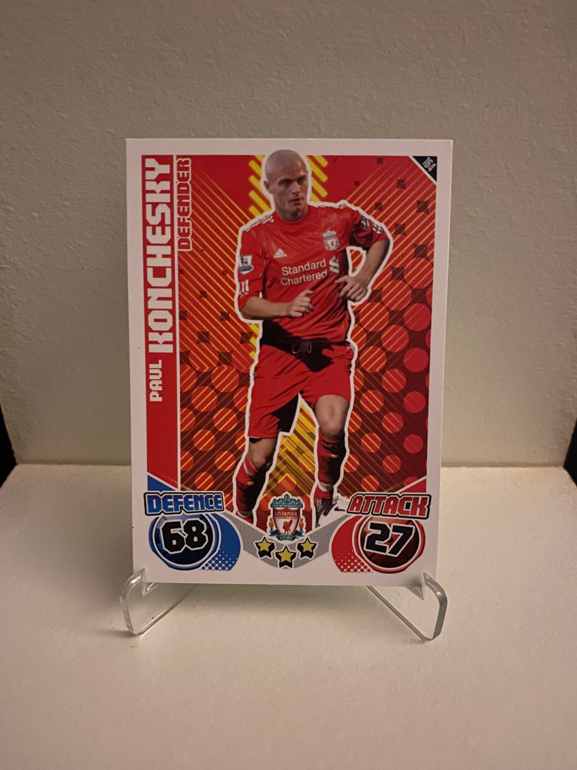 Topps Match Attax Premier League 2010/2011 Liverpool Paul Konchesky