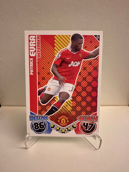 Topps Match Attax Premier League 2010/2011 Manchester United Patrice Evra