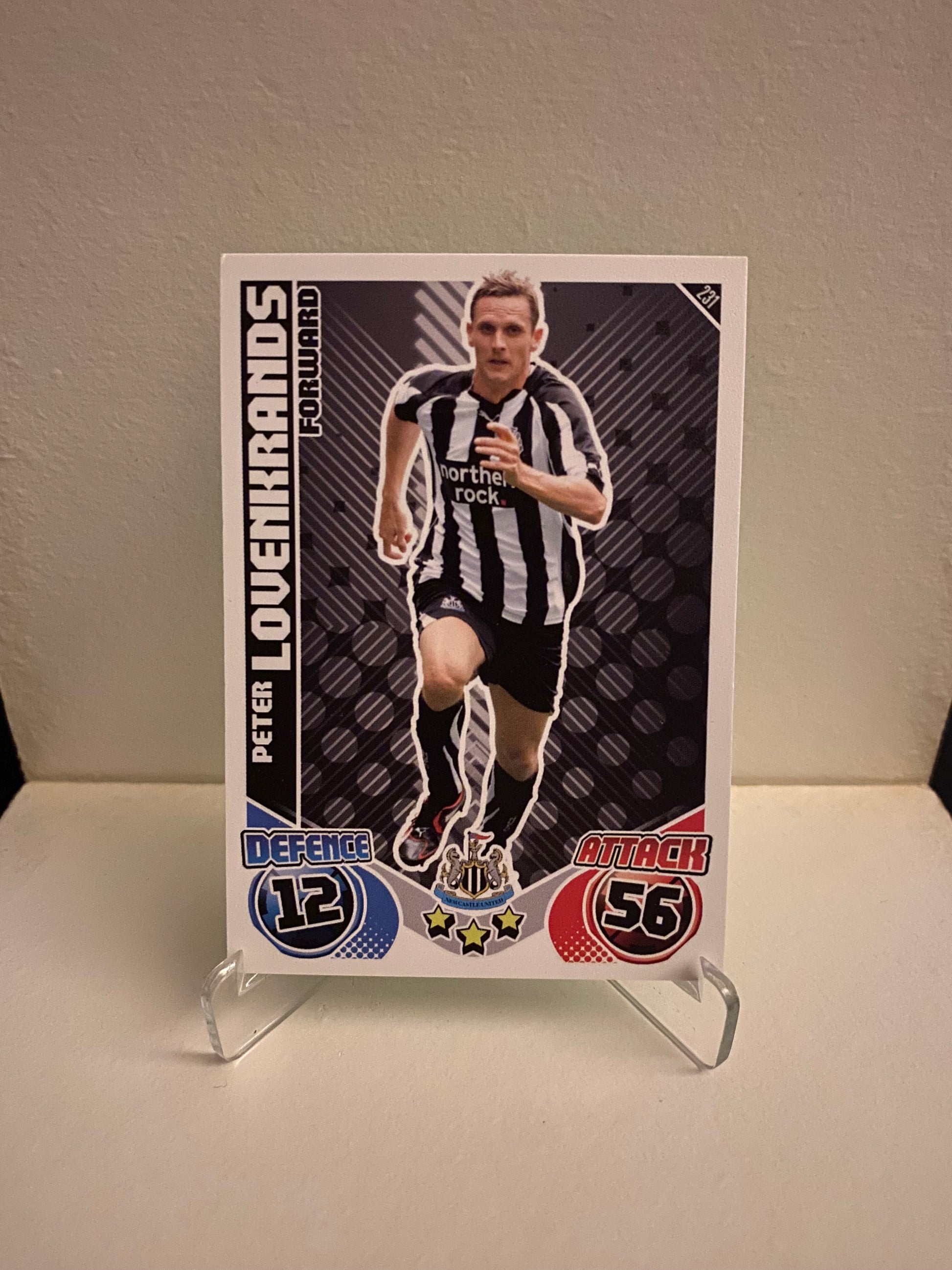 Topps Match Attax Premier League 2010/2011 Newcastle Peter Lovenkrands