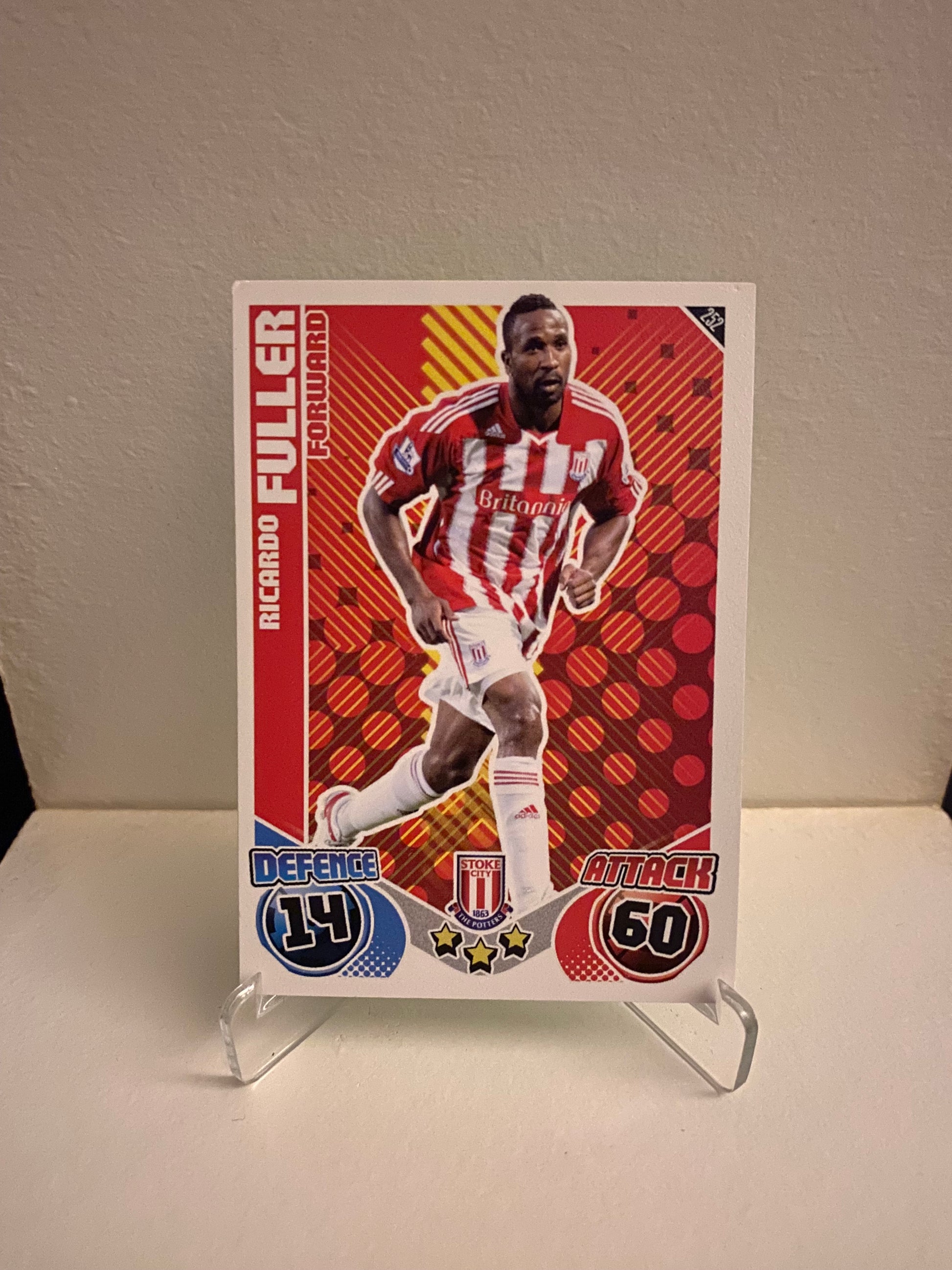 Fodbold kort Topps Match Attax Premier League 2010/2011 - Stoke Ricardo Fuller - Pokedexet