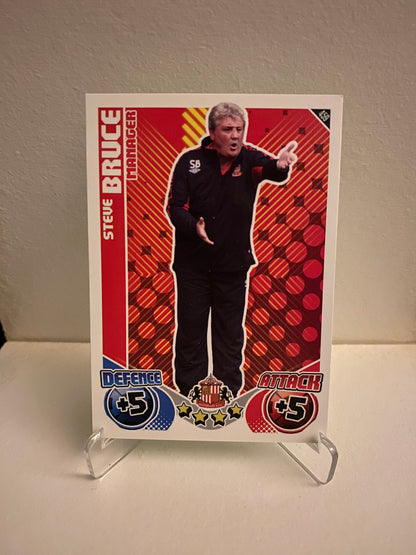 Fodbold kort Topps Match Attax Premier League 2010/2011 - Sunderland Steve Bruce - Pokedexet