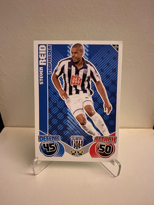 Topps Match Attax Premier League 2010/2011 West Bromwich Steven Reid