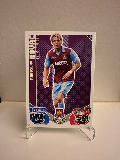 Topps Match Attax Premier League 2010/2011 West Ham United Radoslav Kovac