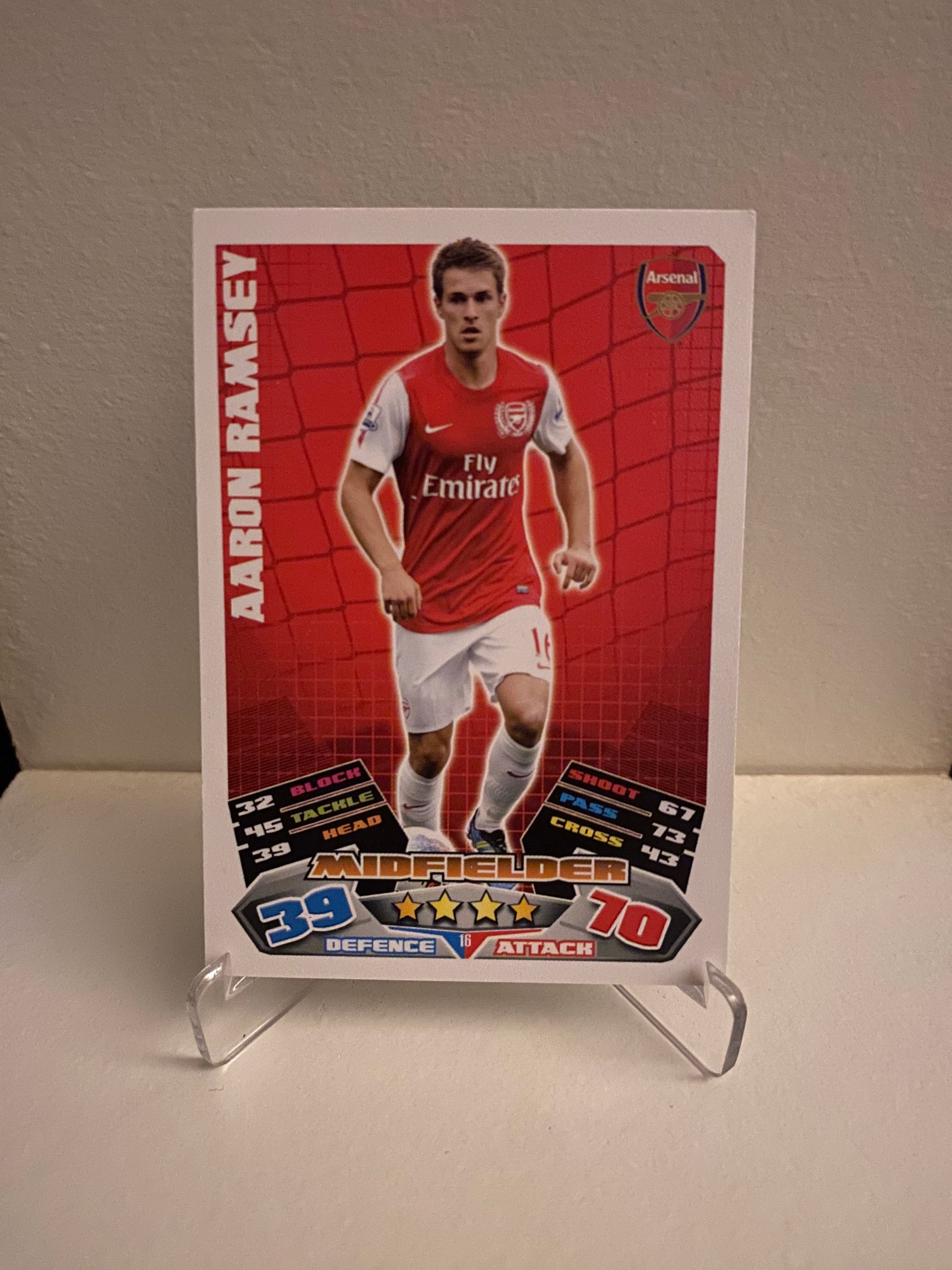 Topps Match Attax Premier League 2011/2012 Arsenal Aaron Ramsey