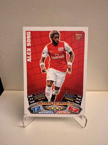 Topps Match Attax Premier League 2011/2012 Arsenal Alex Song