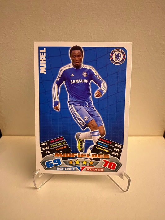 Topps Match Attax Premier League 2011/2012 Chelsea Mikel