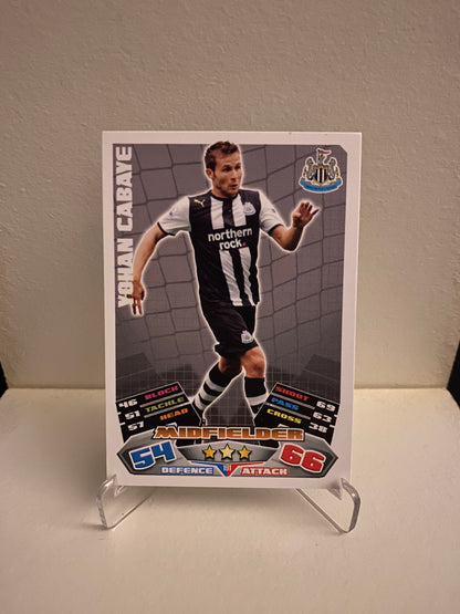 Topps Match Attax Premier League 2011/2012 Newcastle Yohan Cabaye
