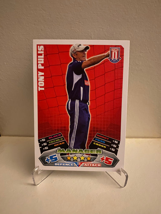Topps Match Attax Premier League 2011/2012 Stoke Tony Pulis