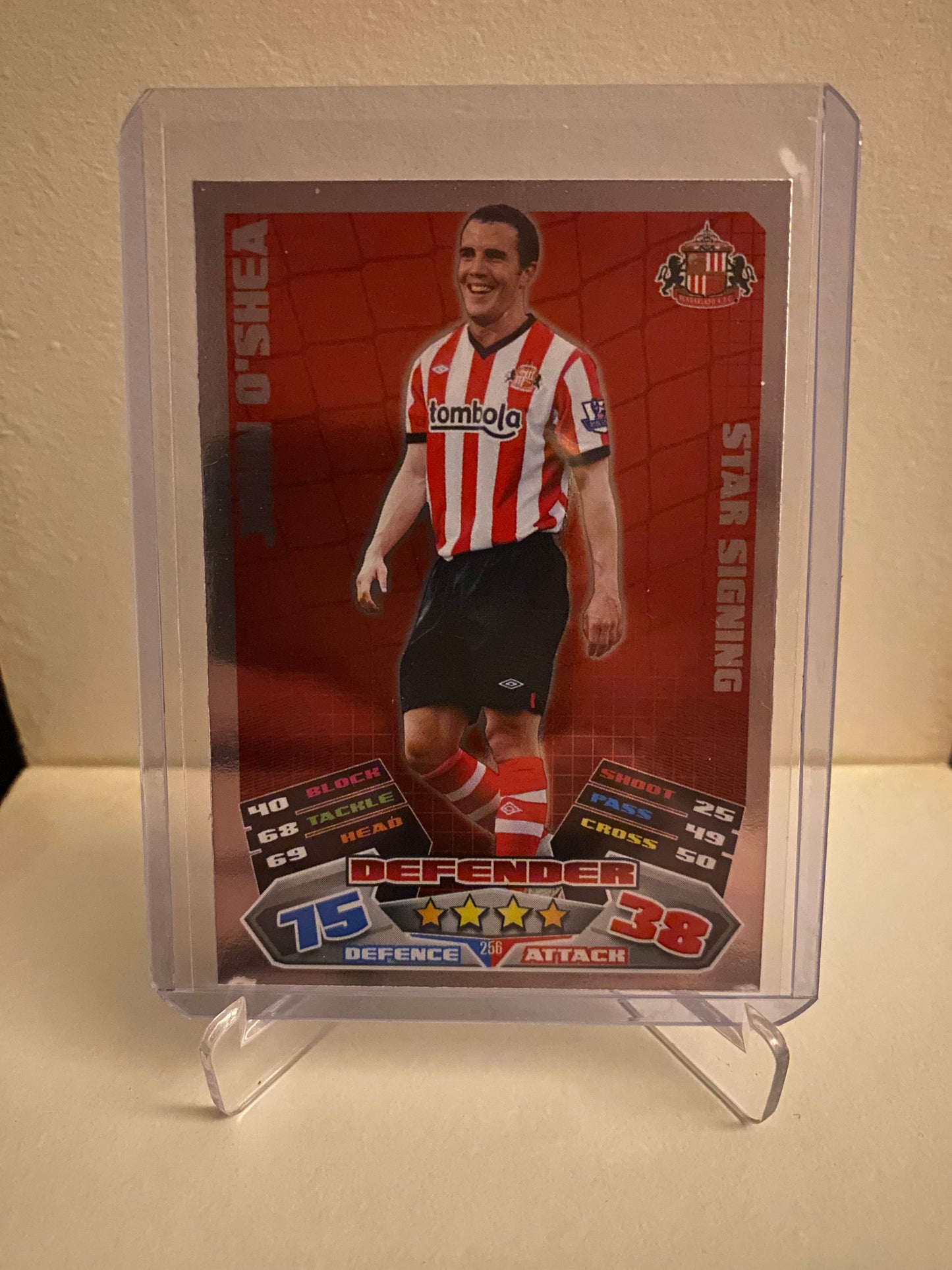 Topps Match Attax Premier League 2011/2012 Sunderland John O´Shea Holofoil