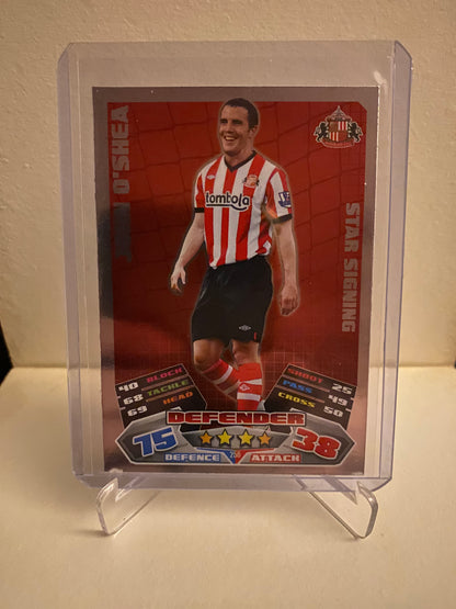 Topps Match Attax Premier League 2011/2012 Sunderland John O´Shea Holofoil