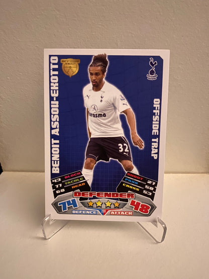 Topps Match Attax Premier League 2011/2012 Tottenham Benoit Assou-Ekotto