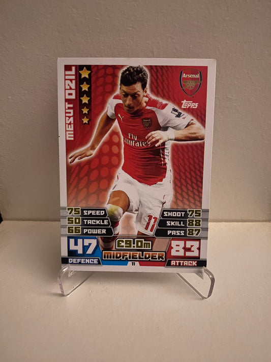 Topps Match Attax Premier League 2014/2015 Arsenal Mesut Øzil