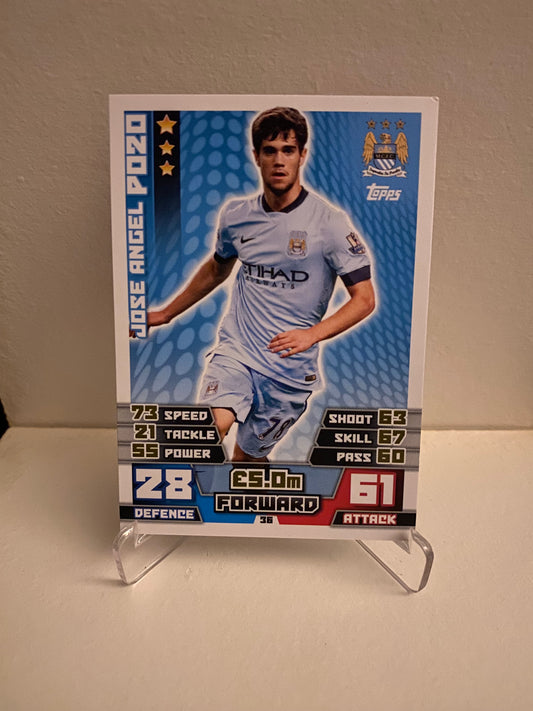 Topps Match Attax Premier League 2014/2015 Manchester City Jose Angel Pozo