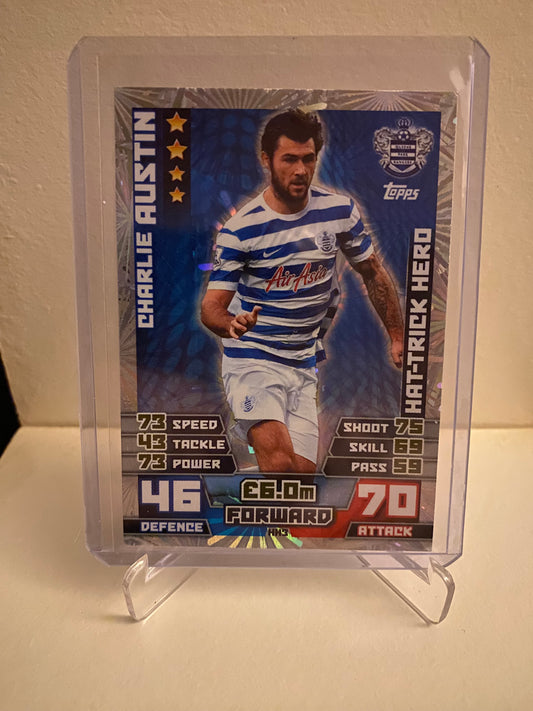 Topps Match Attax Premier League 2014/2015 QPR Charlie Austin Holofoil