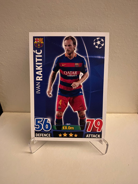 Fodbold kort Topps Match Attax UEFA Champions League 2015/2016 - Barcelona Ivan Rakitic - Pokedexet