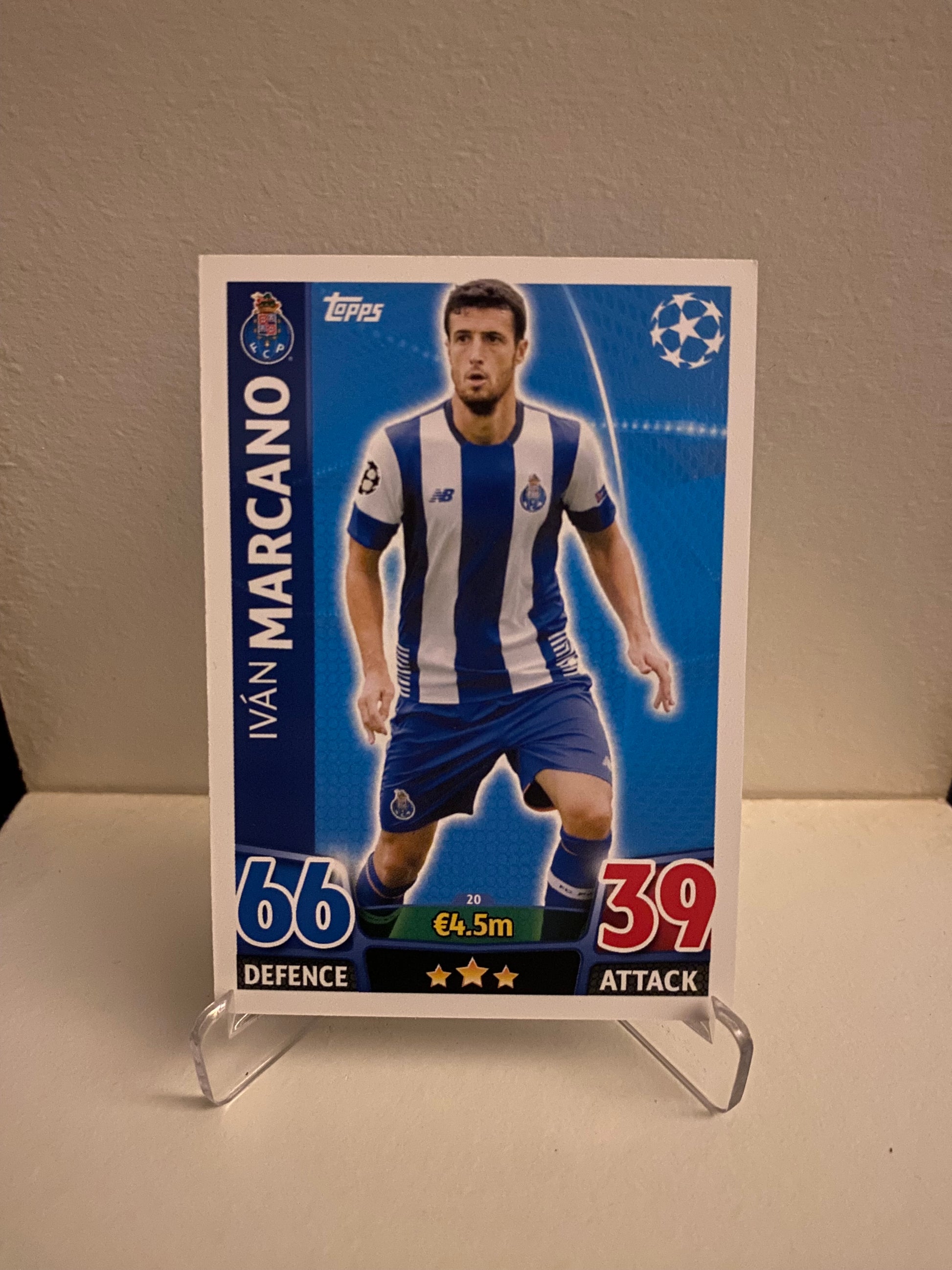 Fodbold kort Topps Match Attax UEFA Champions League 2015/2016 - FC Porto Ivan Marcano - Pokedexet