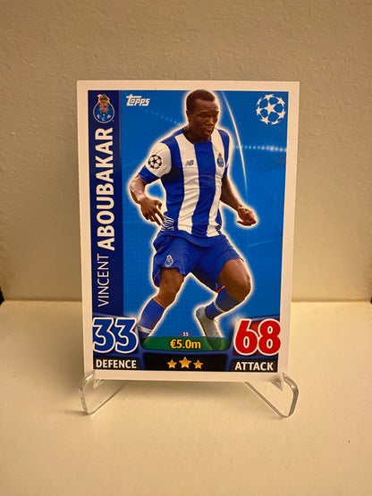 Fodbold kort Topps Match Attax UEFA Champions League 2015/2016 - FC Porto Vincent Aboubakar - Pokedexet