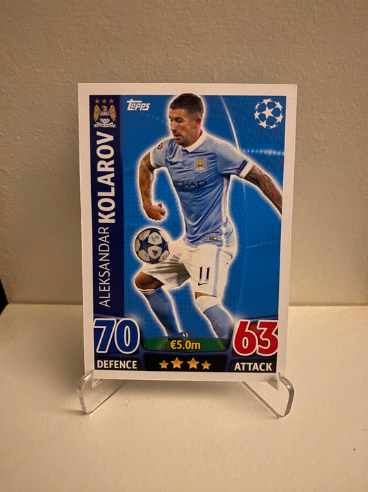 Topps Match Attax UEFA Champions League 2015/2016 Manchester City Aleksandar Kolarov