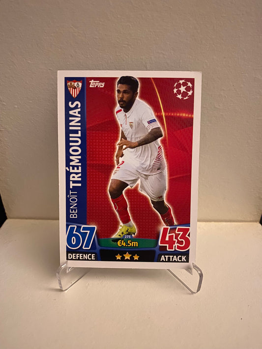 Topps Match Attax UEFA Champions League 2015/2016 Sevilla Benoit Tremoulinas