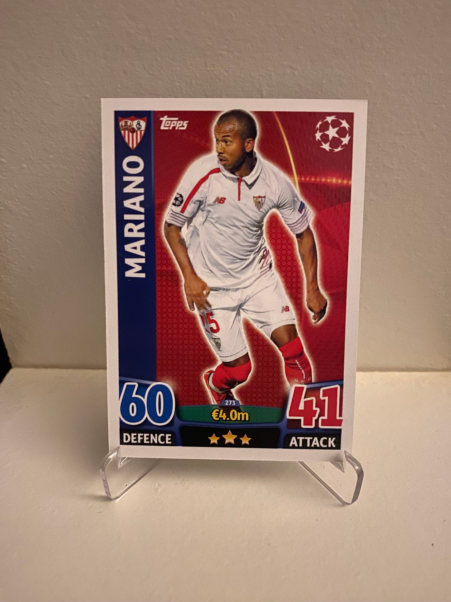 Topps Match Attax UEFA Champions League 2015/2016 Sevilla Mariano