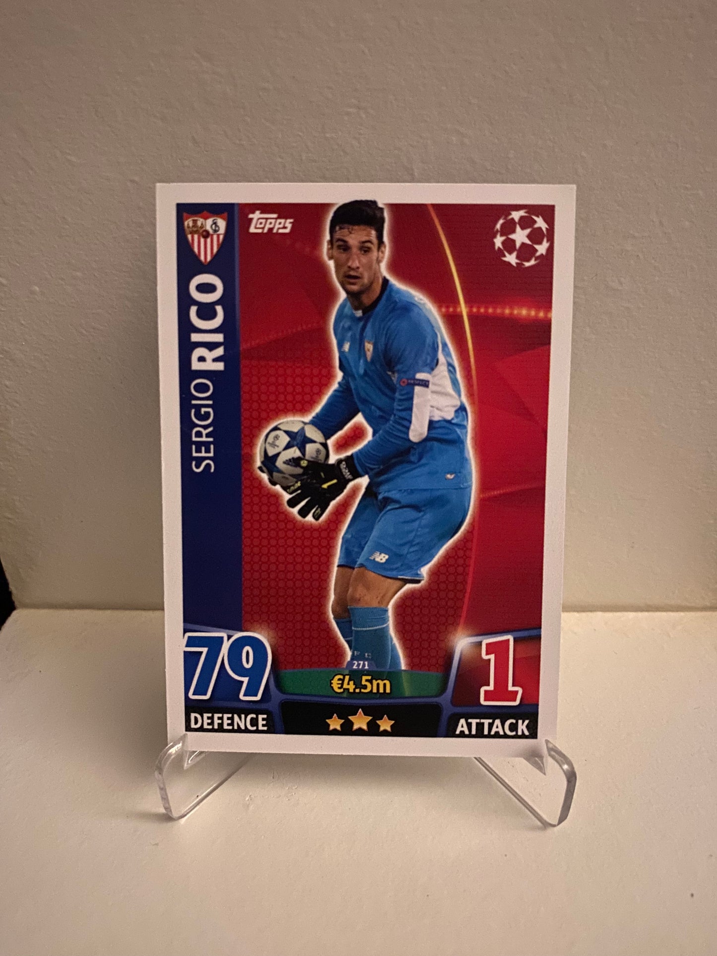 Topps Match Attax UEFA Champions League 2015/2016 Sevilla Sergio Rico